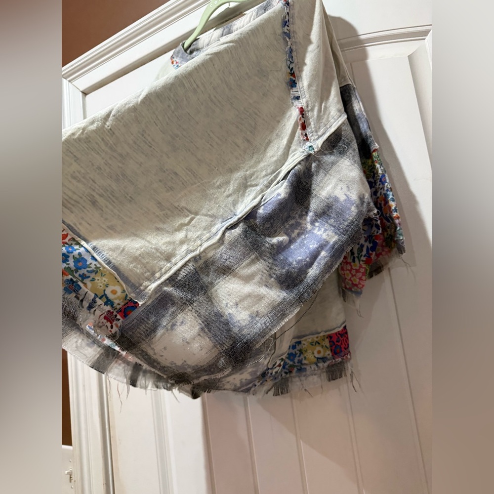 Oli & Hali Light Sage Mixed-Print Boho Pullover - Picture 4 of 9